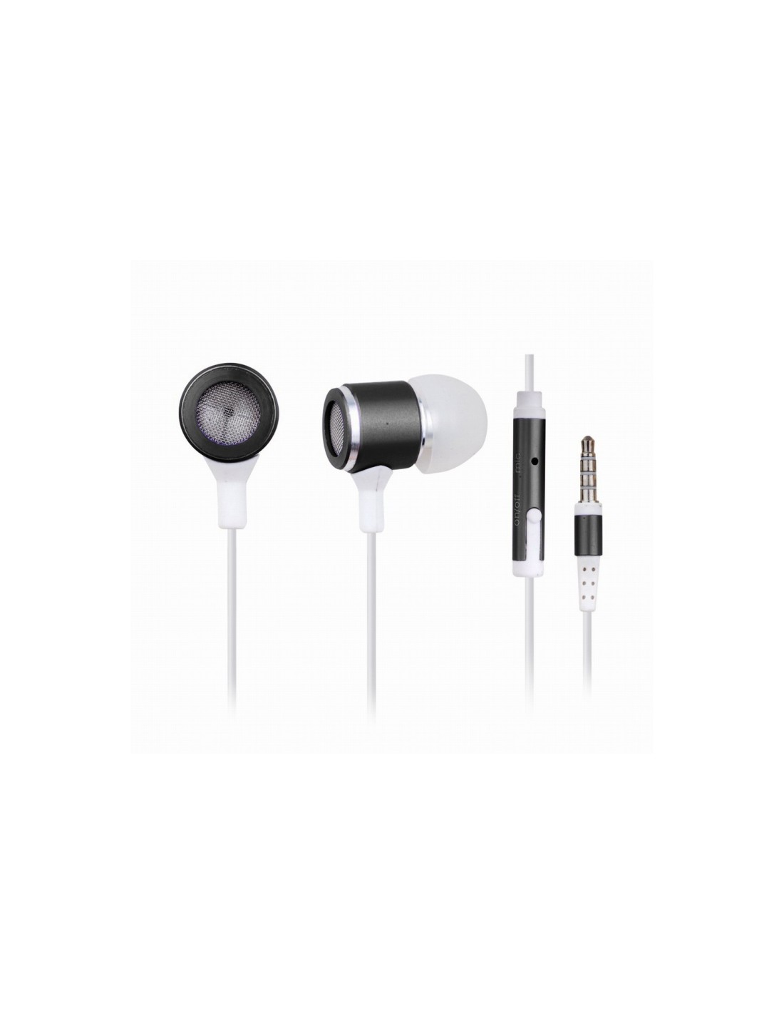 Gembird MHS-EP-001 auricular y casco Auriculares Alámbrico Dentro de oÍ­do Llamadas/Música Negro, Blanco