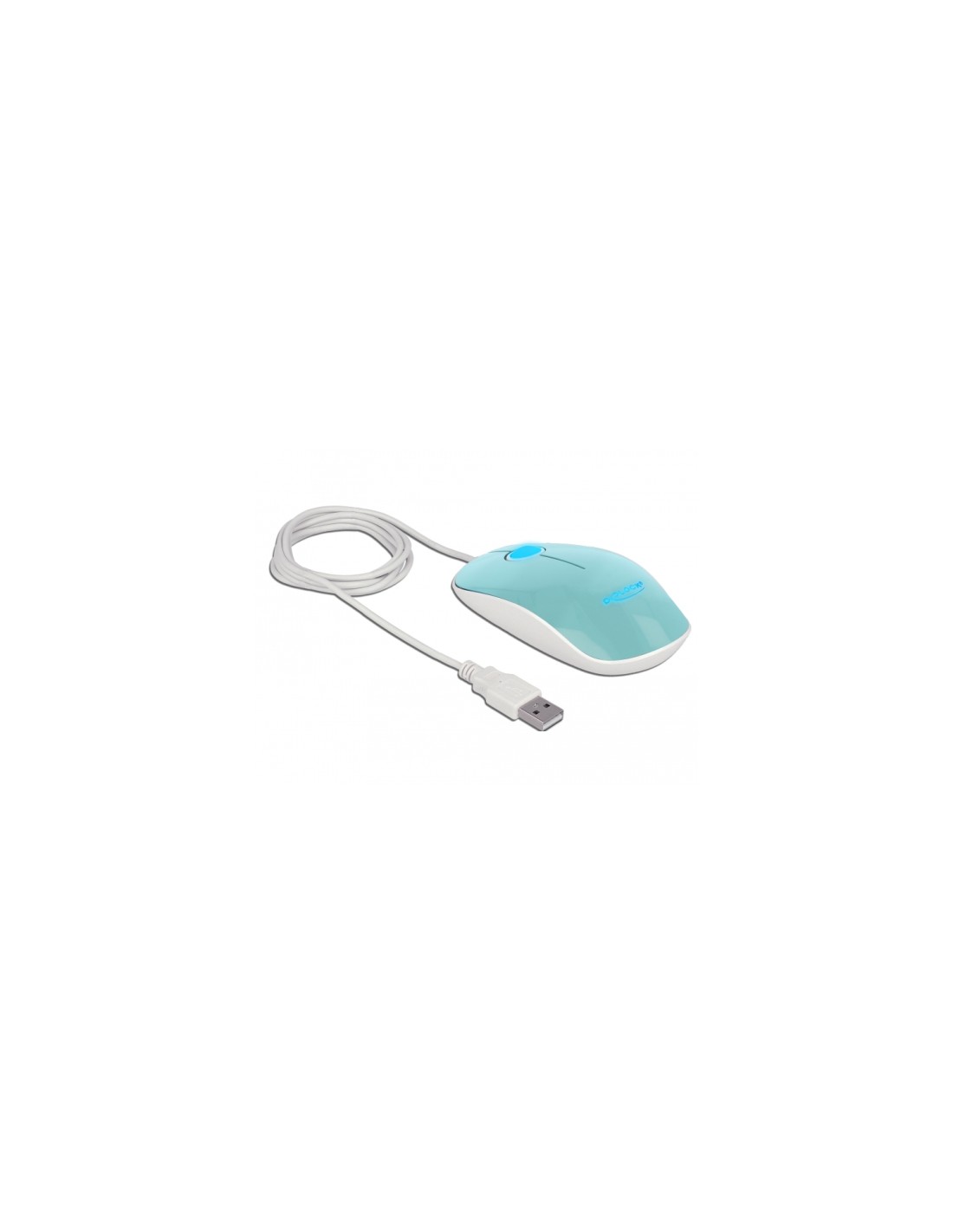 DeLOCK 12538 ratón Ambidextro USB tipo A Í?ptico 1200 DPI