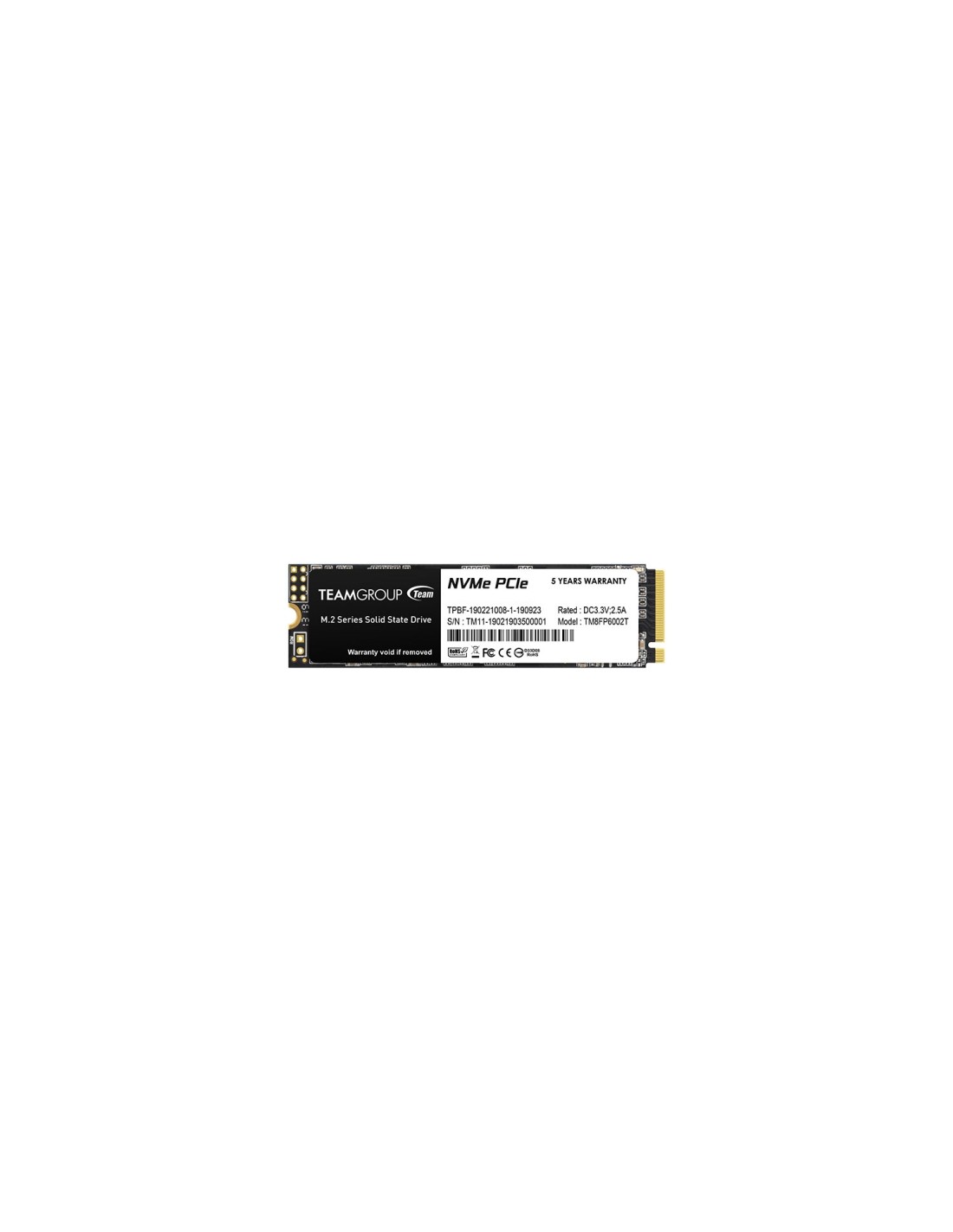 Team Group MP33 M.2 256 GB PCI Express 3.0 3D NAND NVMe