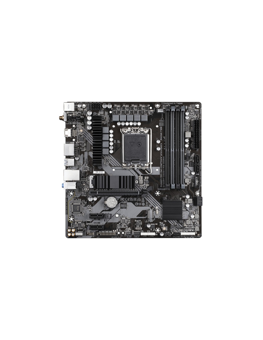 Gigabyte B760M DS3H AX DDR4 placa base Intel B760 Express LGA 1700 micro ATX