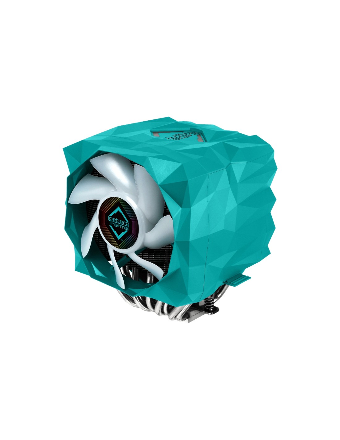 Iceberg Thermal IceSLEET X9 Dual TR Procesador Enfriador 12 cm Verde azulado 1 pieza(s)