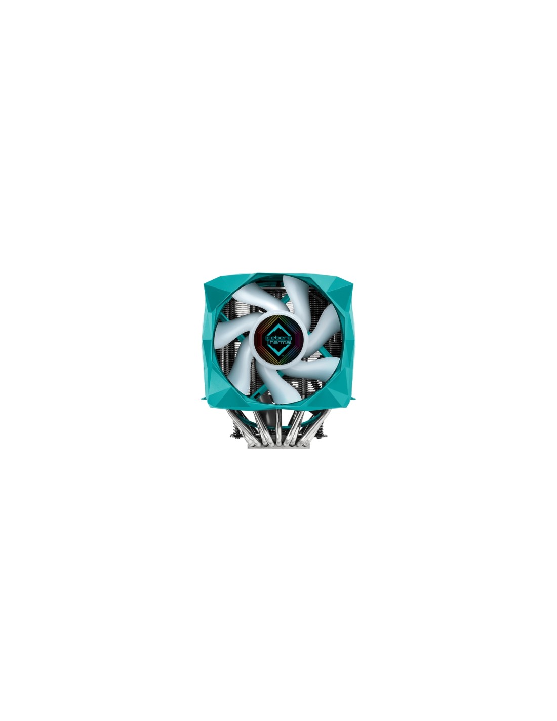 Iceberg Thermal IceSLEET X9 Dual TR Procesador Enfriador 12 cm Verde azulado 1 pieza(s)