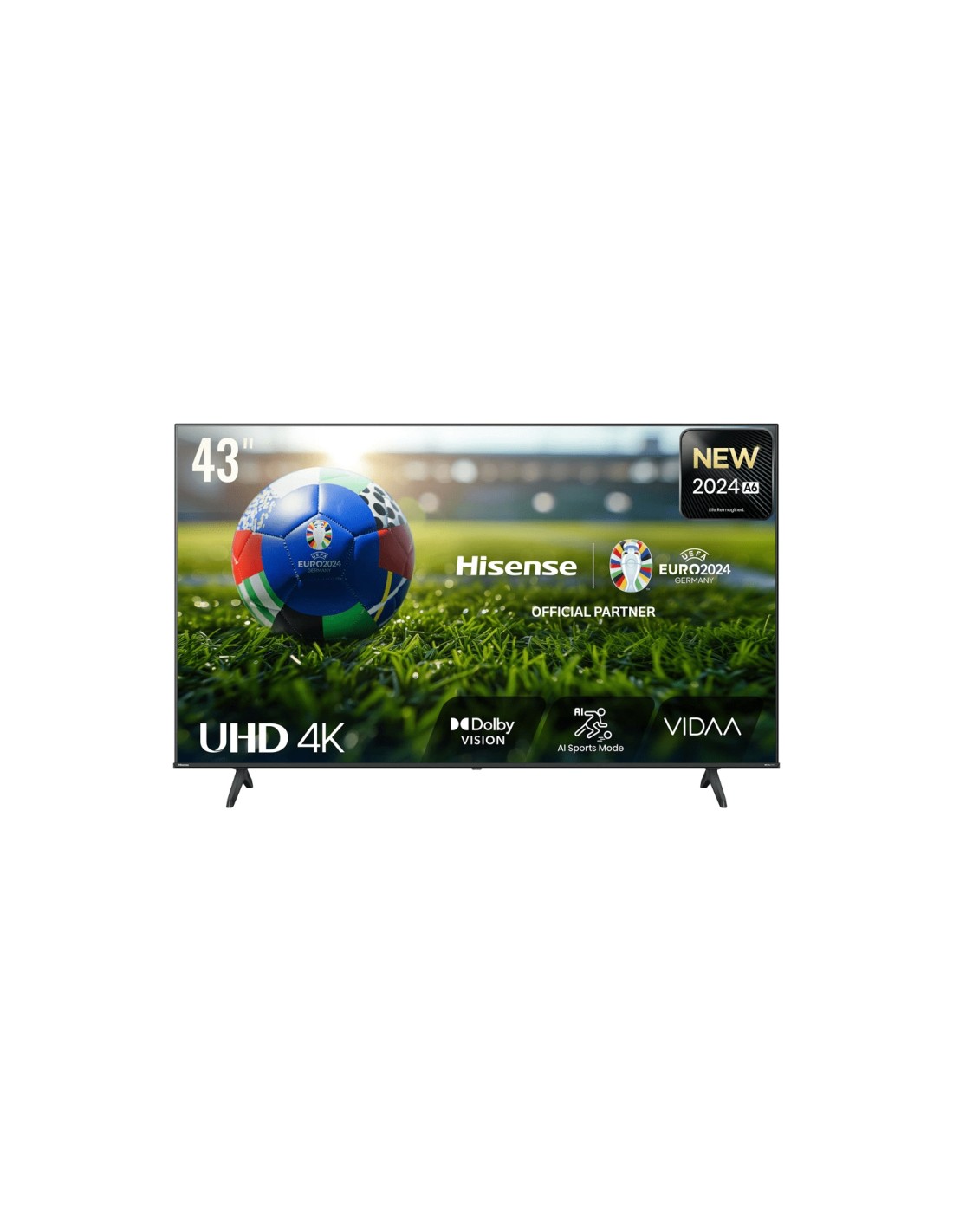 Hisense 43A6N Televisor 109,2 cm (43") 4K Ultra HD Smart TV Wifi Negro