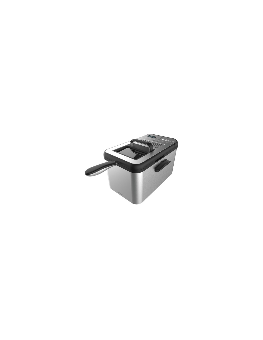 Cecotec Cleanfry Luxury 4000 Sencillo 4,2 L Independiente 3270 W Freidora Negro, Acero inoxidable