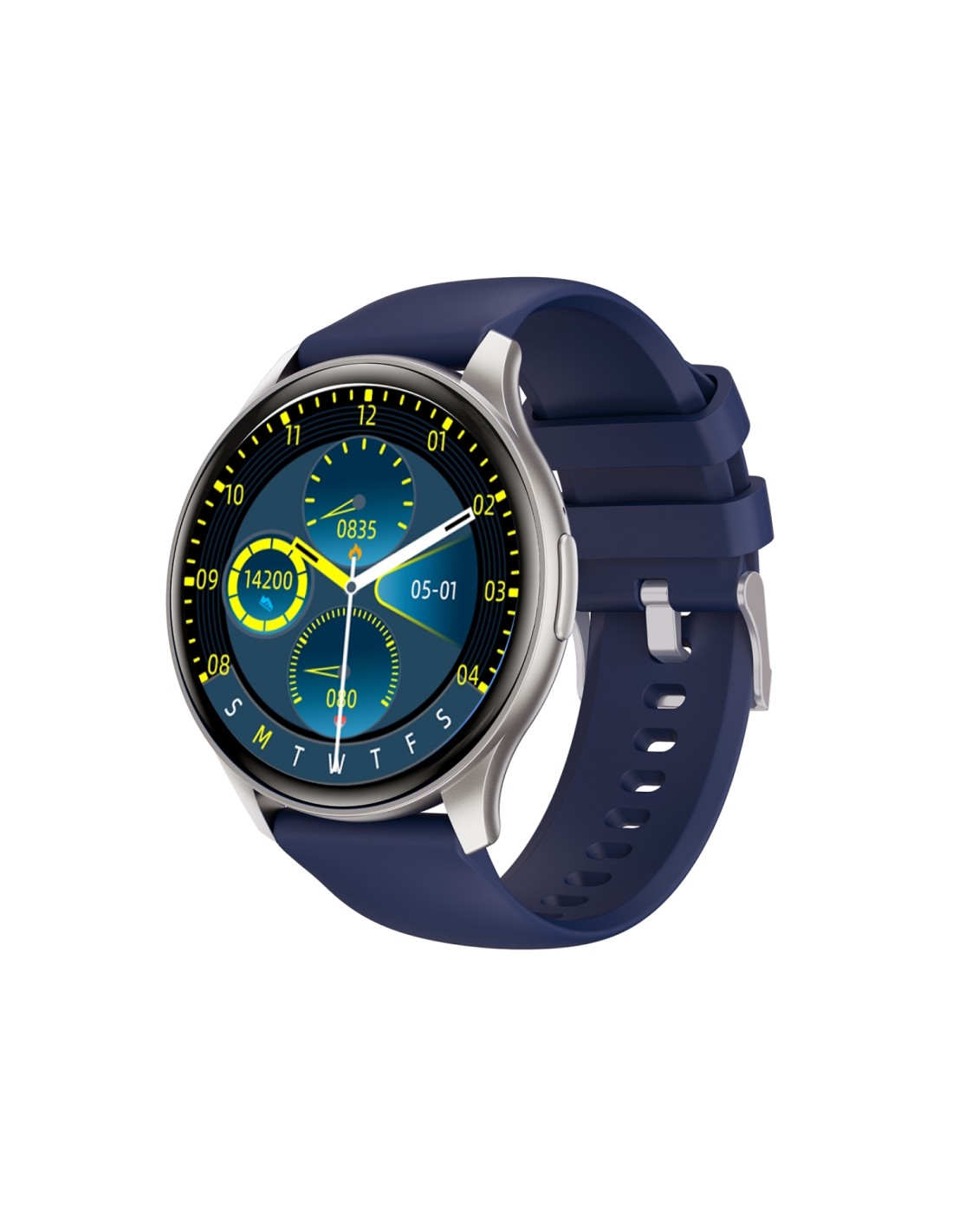 Trevi T-FIT 235 A 3,63 cm (1.43") AMOLED 45 mm Digital Pantalla táctil Plata