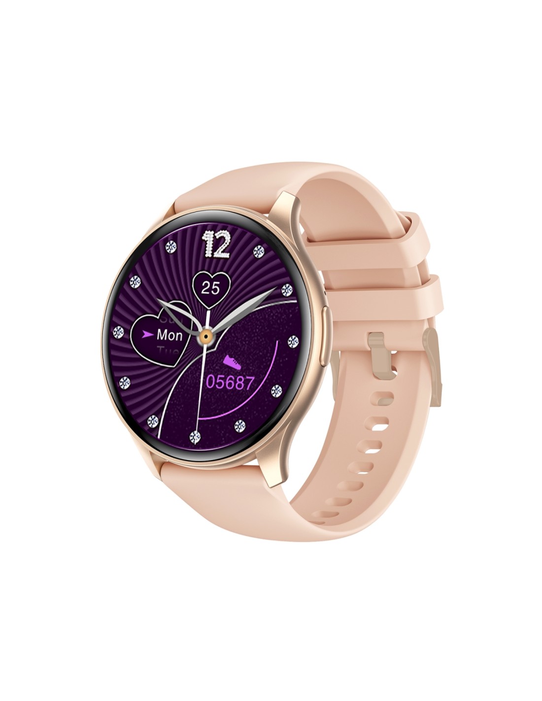 Trevi T-FIT 235 A 3,63 cm (1.43") AMOLED 45 mm Digital Pantalla táctil Rosa