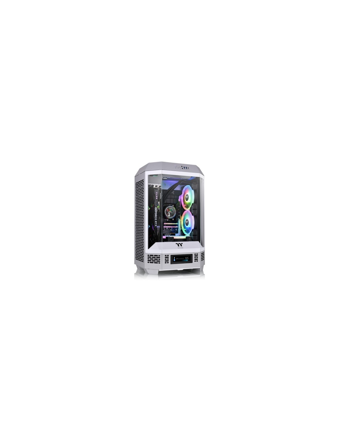 Thermaltake Tower 300 Limestone Micro Torre Gris, Blanco