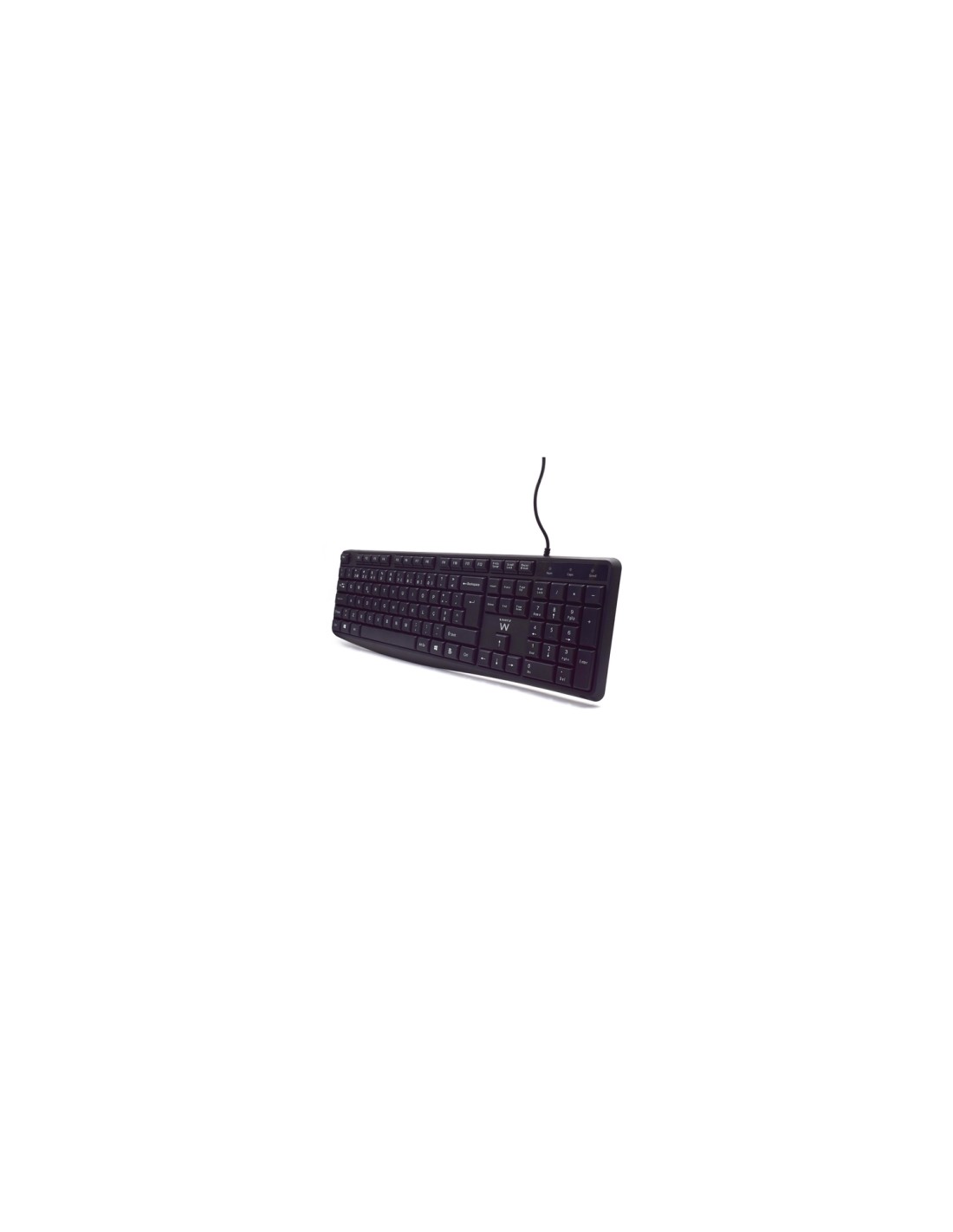 Ewent EW3002 teclado Oficina USB QWERTY Portugués Negro