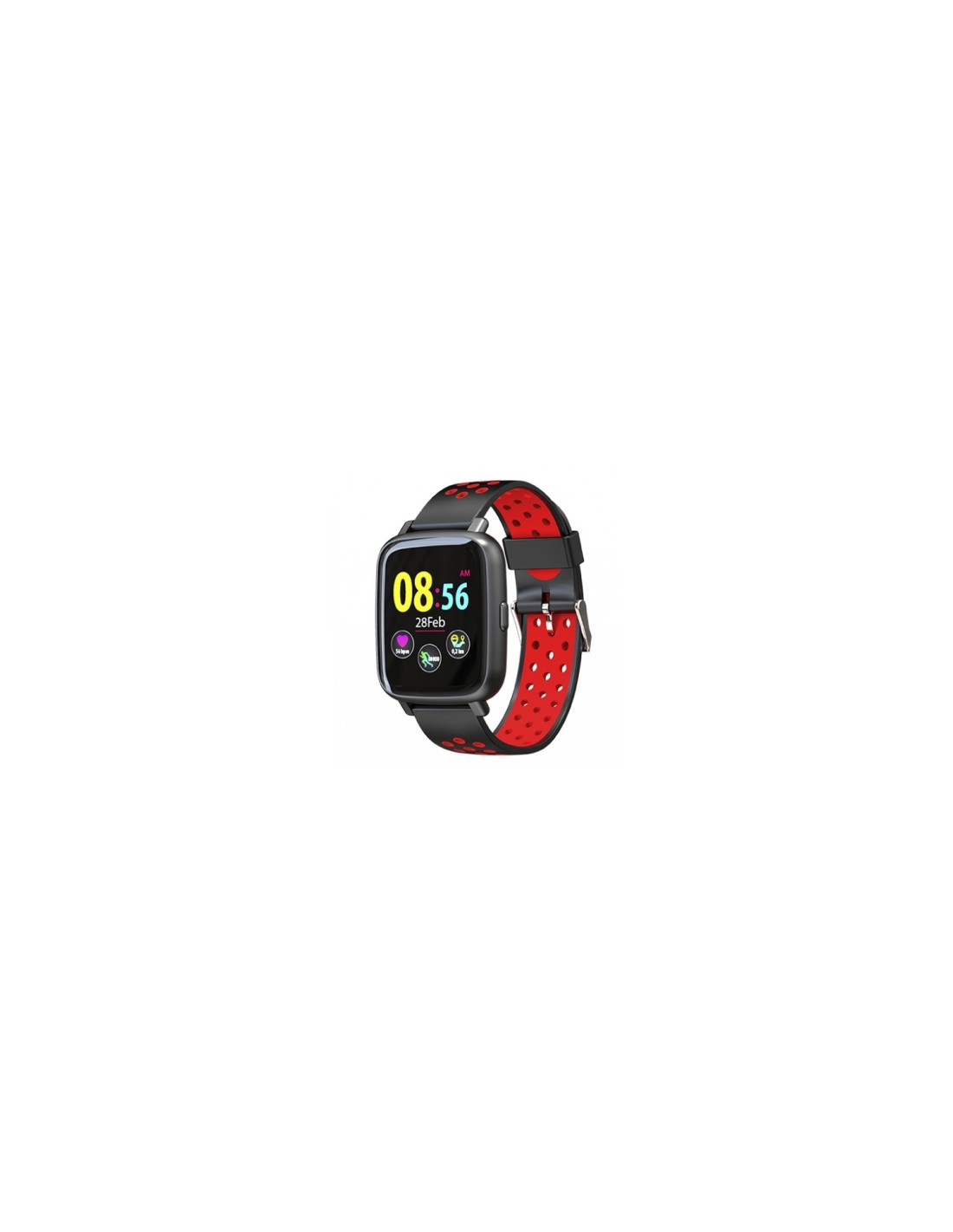 SMARTWATCH BILLOW XS35 NEGRO ROJO XS35BR