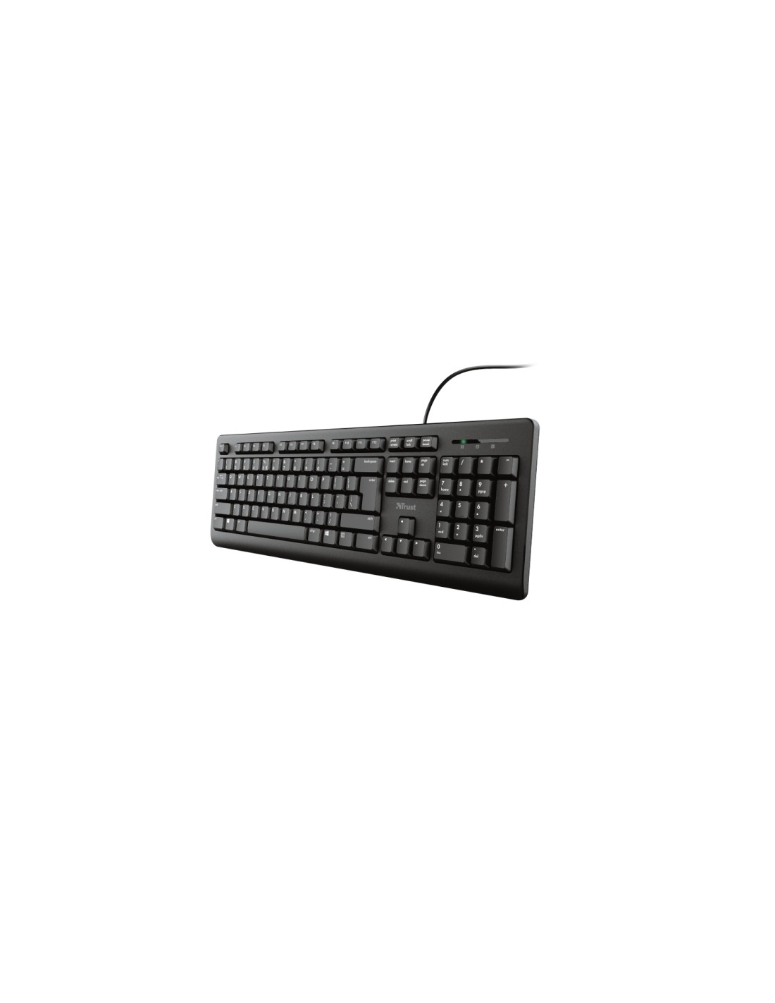 Trust Primo teclado USB Portugués Negro