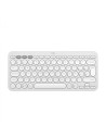 Logitech Pebble Keys 2 K380s teclado RF Wireless + Bluetooth QWERTY Español Blanco