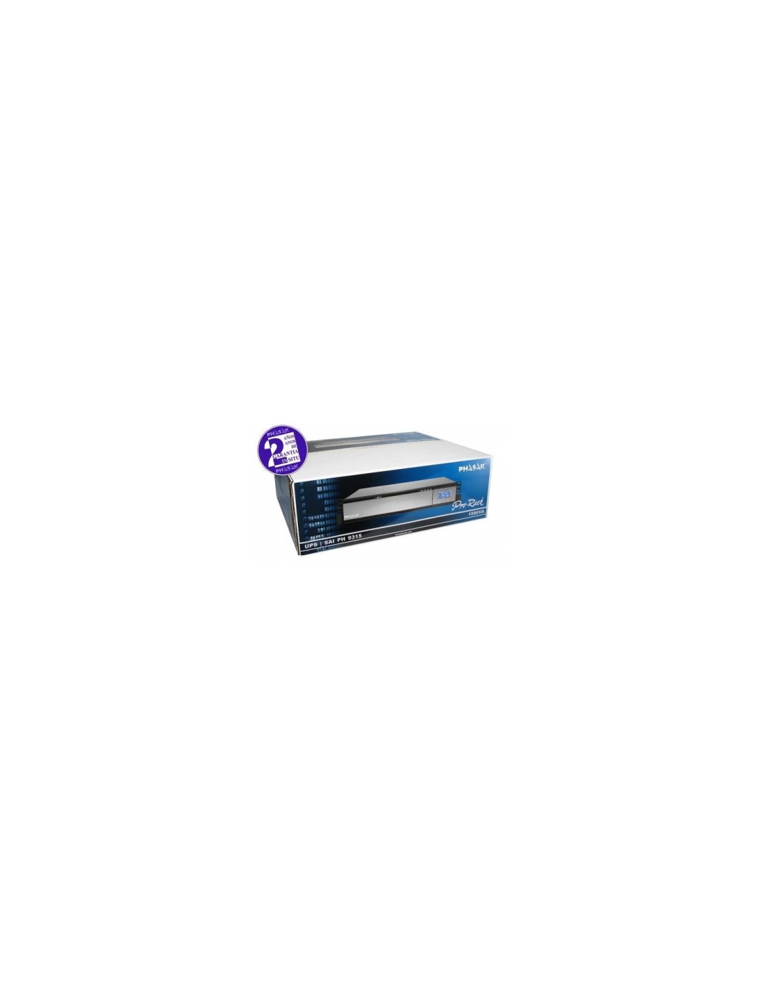 SAI PHASAK 1500VA RACK 19P ON-LINE BLANCO PH 9315