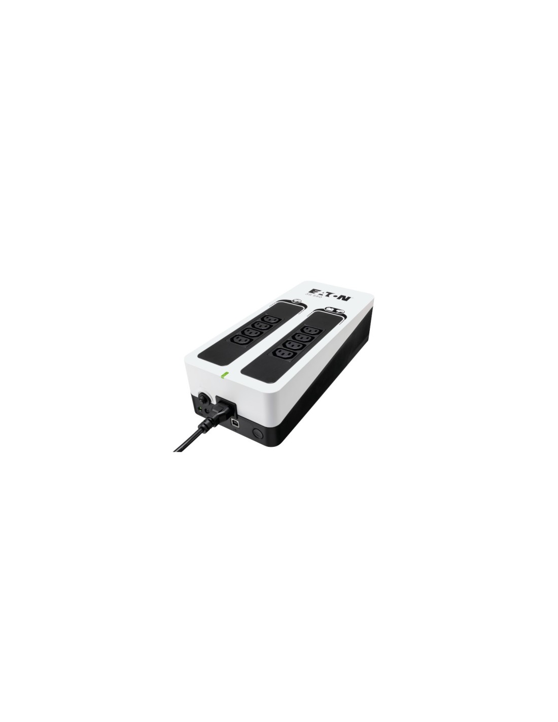 EATON sistema de alimentación ininterrumpida (UPS) En espera (Fuera de lÍ­nea) 550 VA, 330 W, 8 salidas AC Negro, Blanco