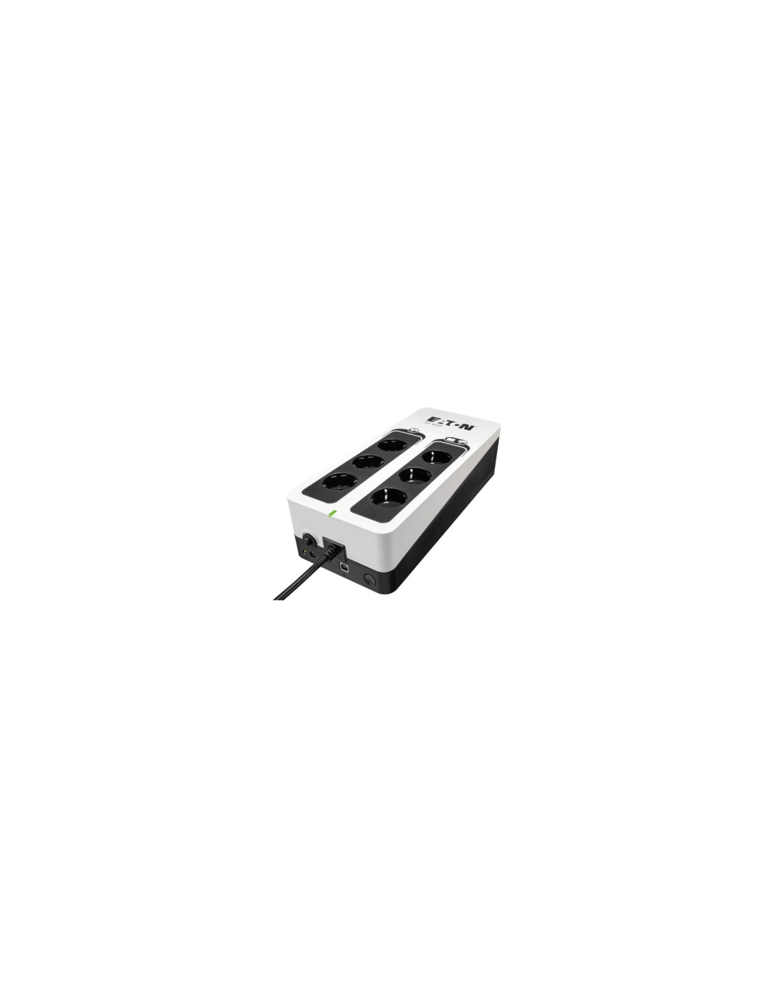 EATON sistema de alimentación ininterrumpida (UPS) En espera (Fuera de lÍ­nea) 550 VA, 330 W, 6 salidas AC Negro, Blanco