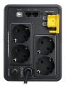 APC sistema de alimentación ininterrumpida (UPS) LÍ­nea interactiva 950 VA, 520 W, 4 salidas AC Negro