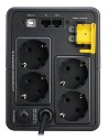 APC sistema de alimentación ininterrumpida (UPS) LÍ­nea interactiva 750 VA, 410 W, 4 salidas AC Negro