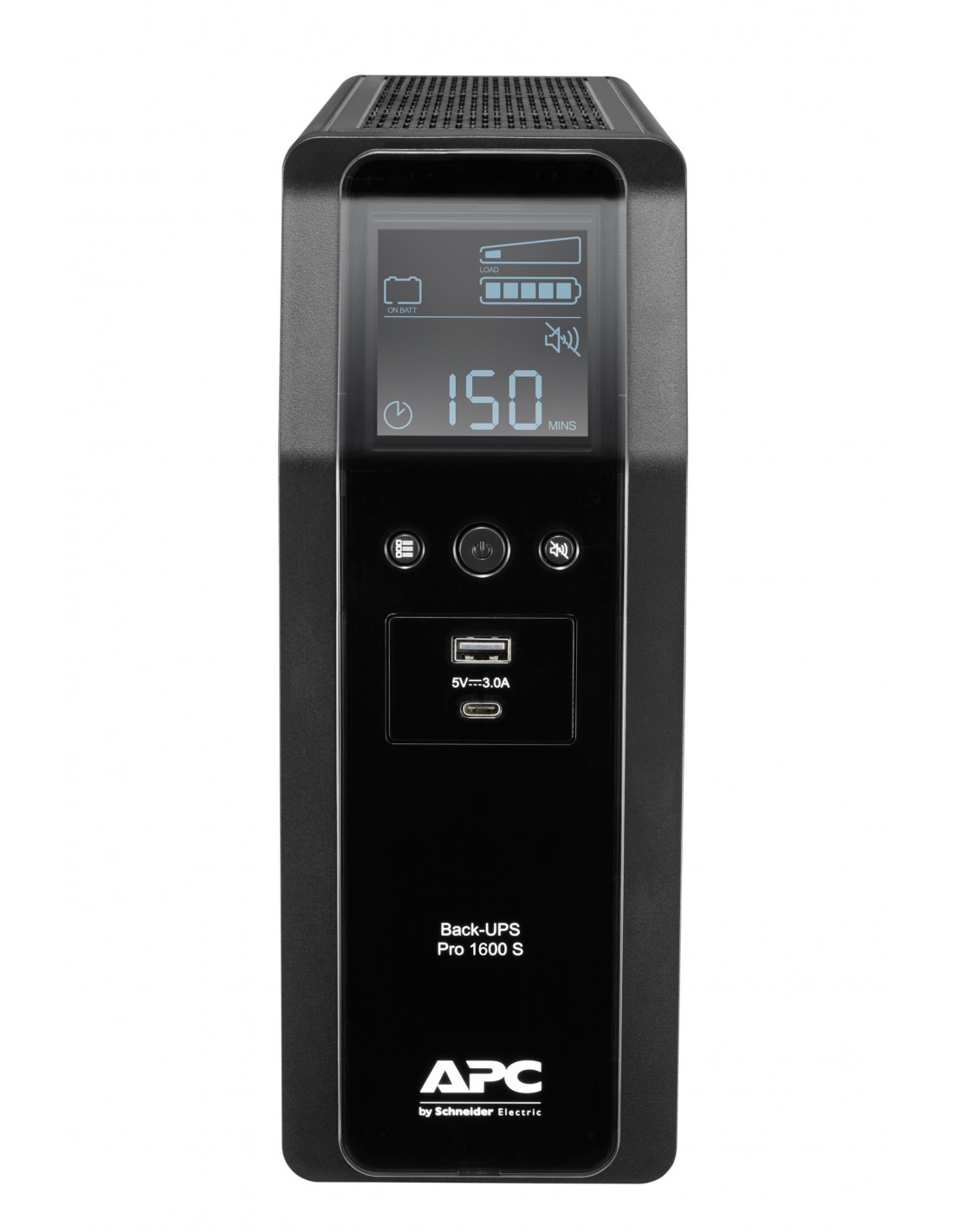 APC sistema de alimentación ininterrumpida (UPS) LÍ­nea interactiva 1600 VA, 960 W, 8 salidas AC Negro