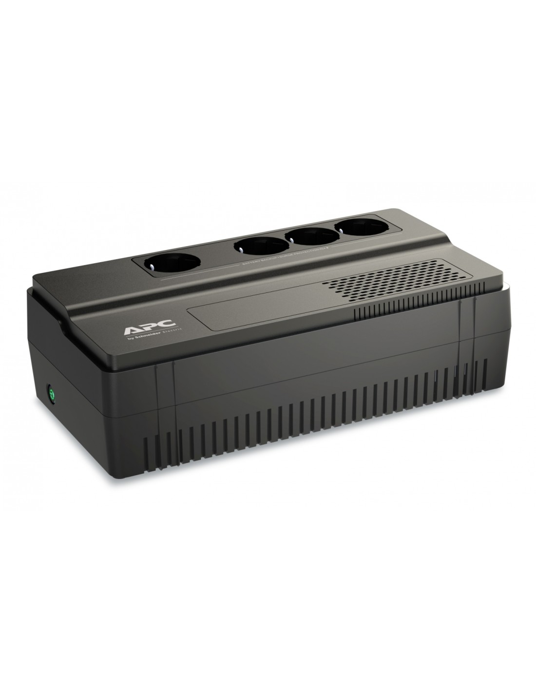 APC sistema de alimentación ininterrumpida (UPS) LÍ­nea interactiva 650 VA, 375 W, 4 salidas AC Negro