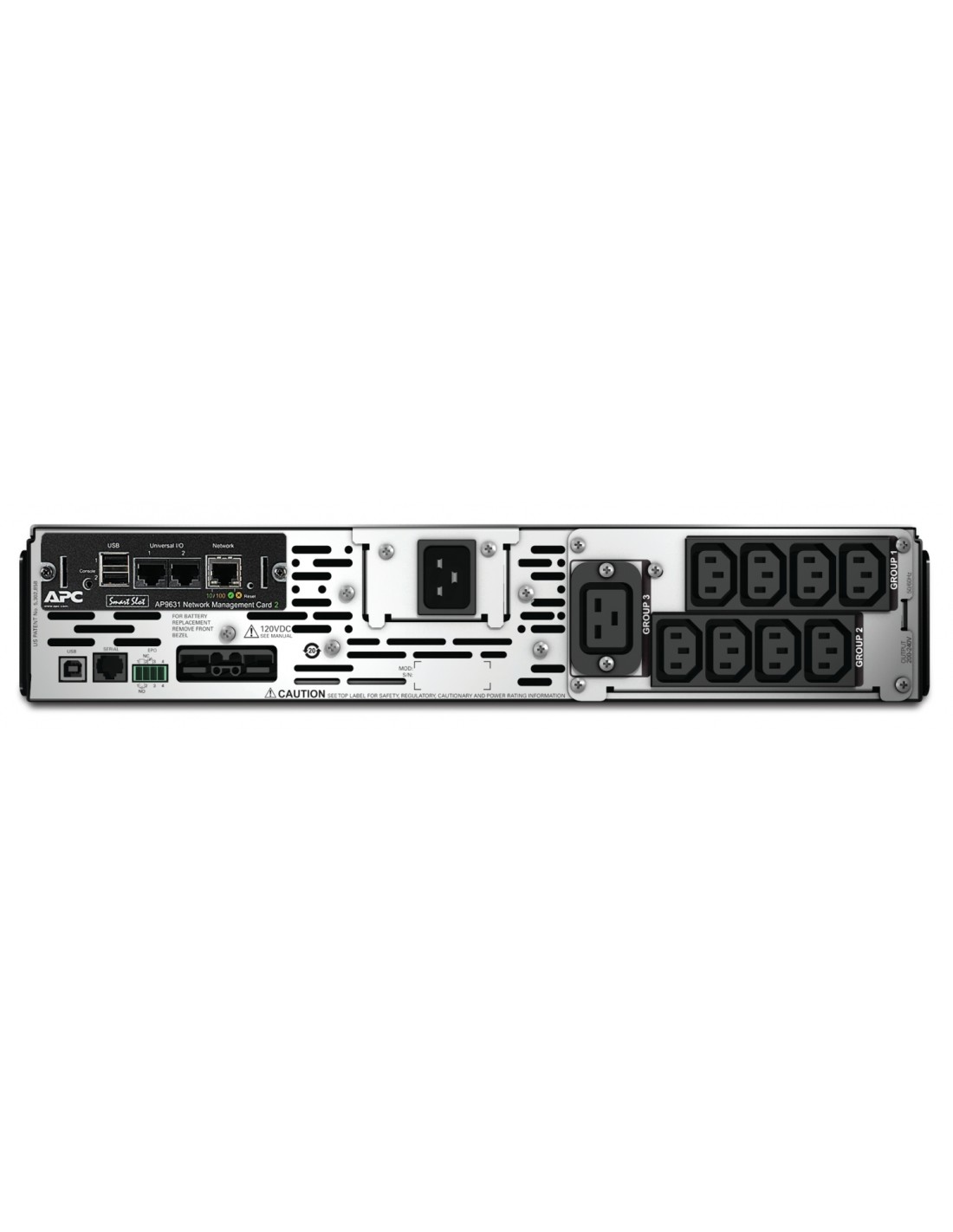 APC Smart-UPS LÍ­nea interactiva 3000 VA, 2700 W, 9 salidas AC (2U) Negro