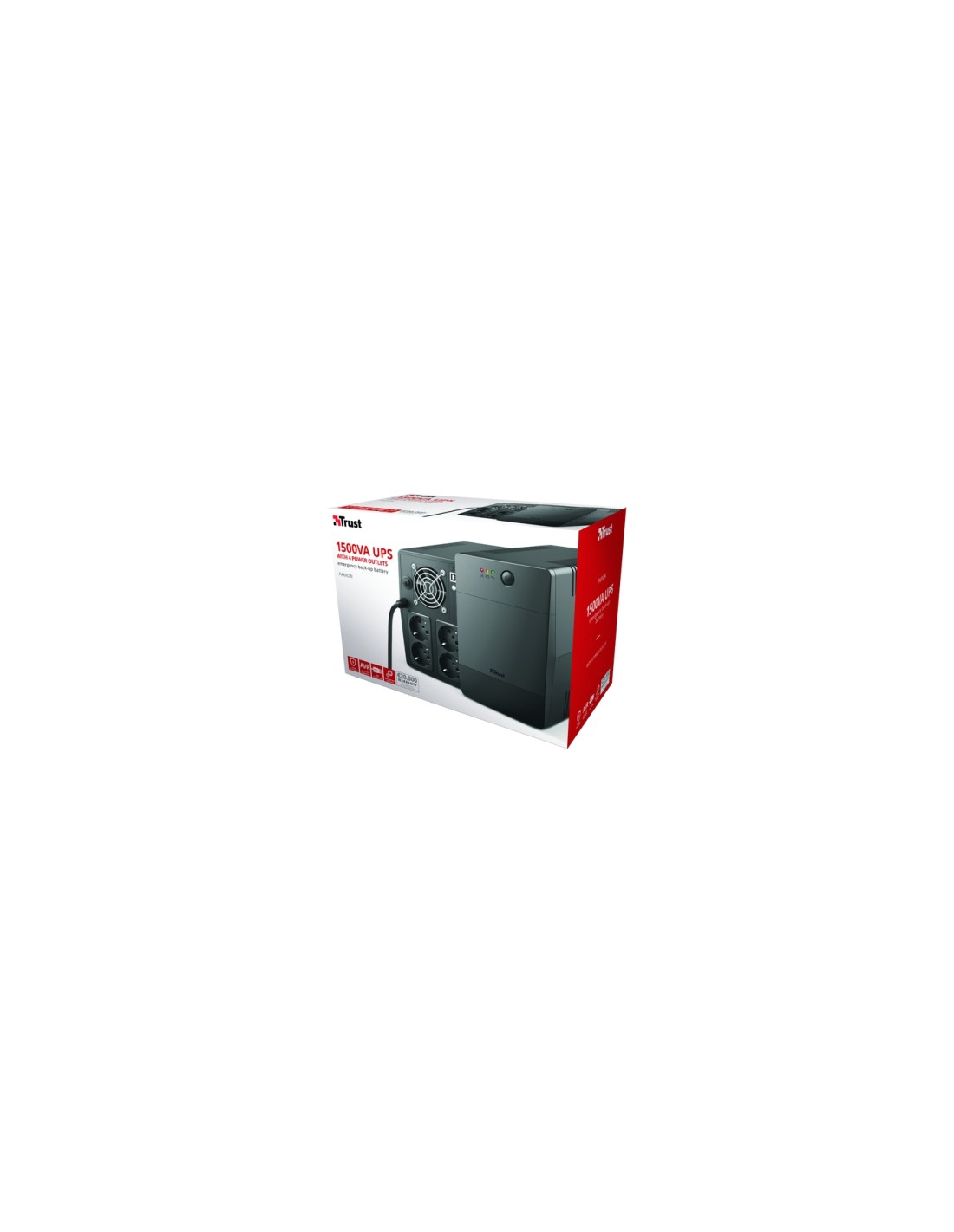 Trust Paxxon 1,5 kVA 900 W 4 salidas AC