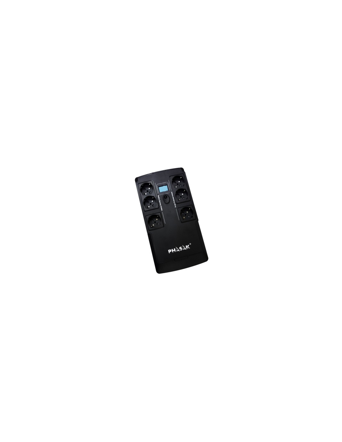 Phasak SAI/UPS 800VA INTERACT KYPTOS PH 9478 sistema de alimentación ininterrumpida (UPS) LÍ­nea interactiva 0,8 kVA 480 W 6 sal