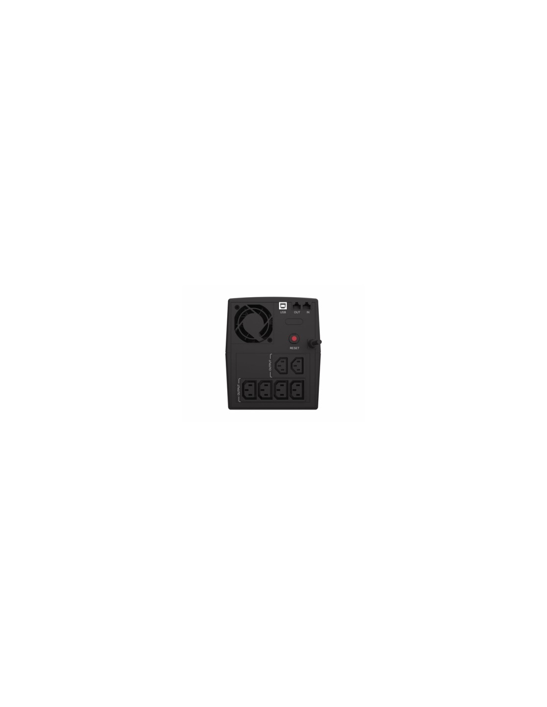 Conceptronic ZEUS08E sistema de alimentación ininterrumpida (UPS) Línea interactiva 1,5 kVA 900 W 6 salidas AC