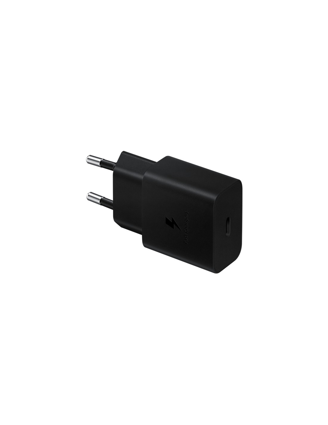 SAMSUNG POWER COMPACT ADAPTER USB C 15W WITHOUT CABLE EP-T1510NBE BLACK