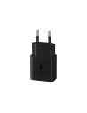 SAMSUNG POWER COMPACT ADAPTER USB C 15W WITHOUT CABLE EP-T1510NBE BLACK
