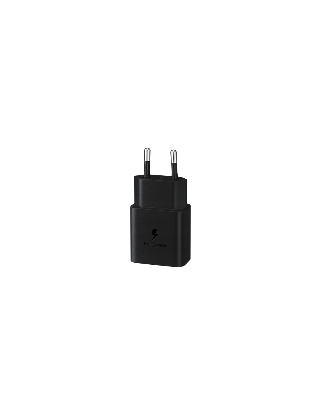 SAMSUNG POWER COMPACT ADAPTER USB C 15W WITHOUT CABLE EP-T1510NBE BLACK
