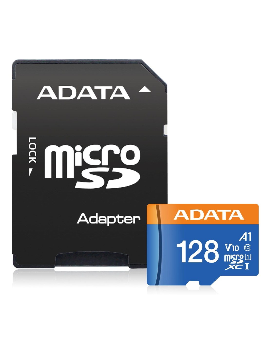 MEMORIA MICROSDHC ADATA 128GB NEGRO AUSDX128GUICL10A1-RA