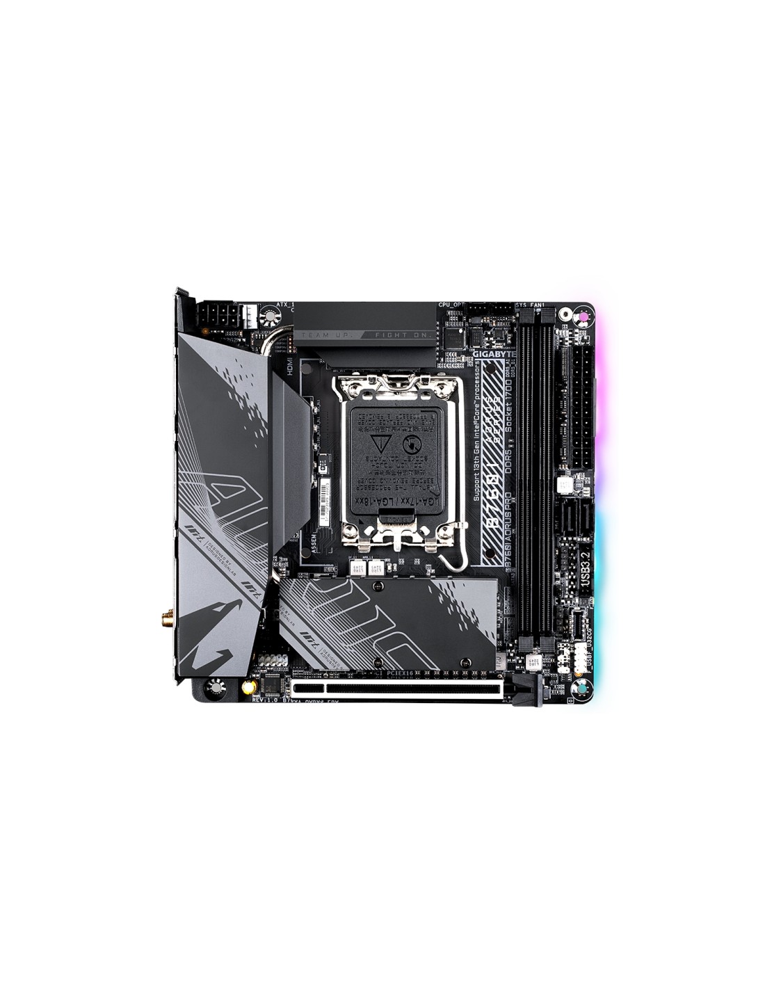 Gigabyte B760I AORUS PRO placa base Intel B760 Express LGA 1700 mini ITX