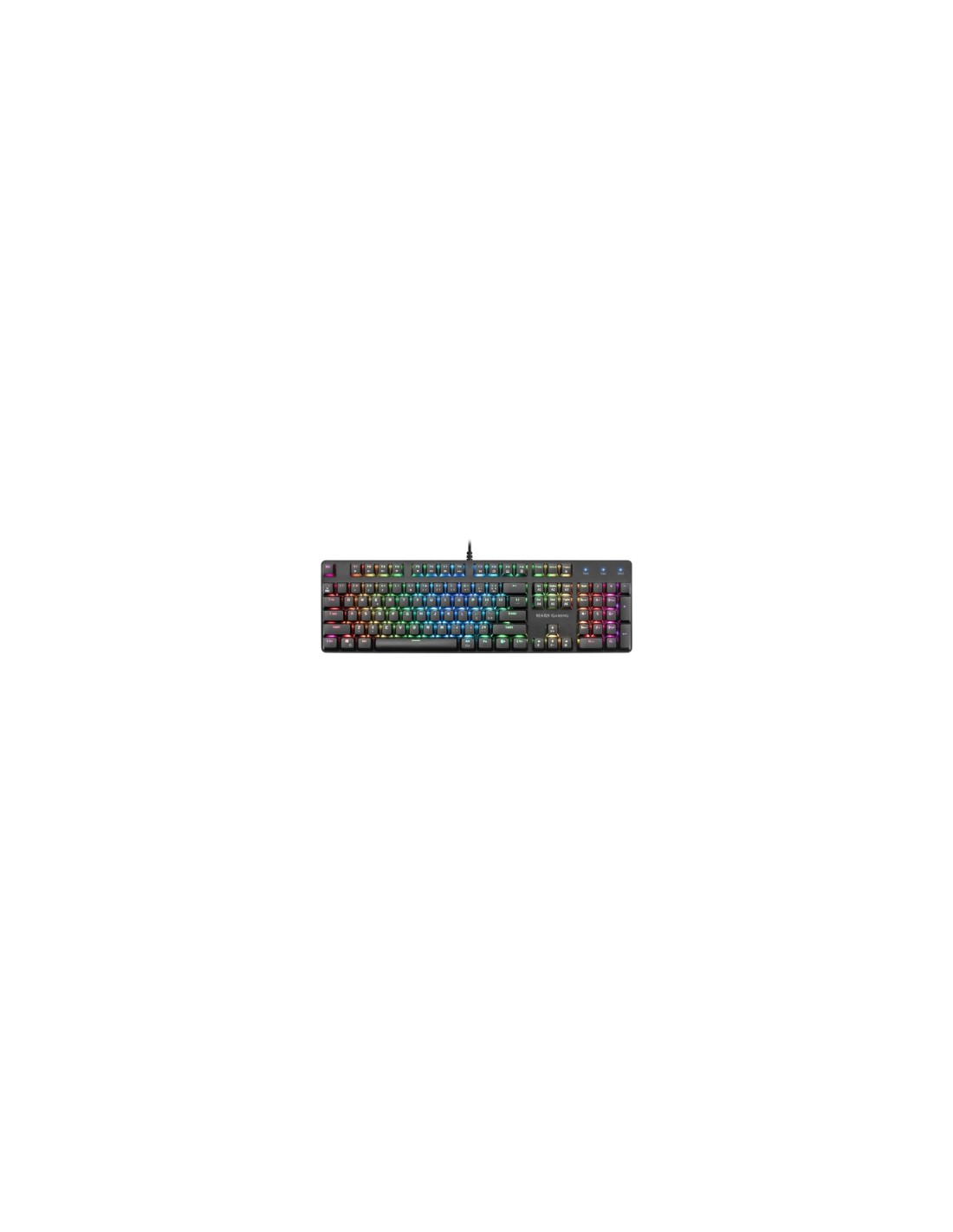 Mars Gaming MK5 teclado USB QWERTY Portugués Negro