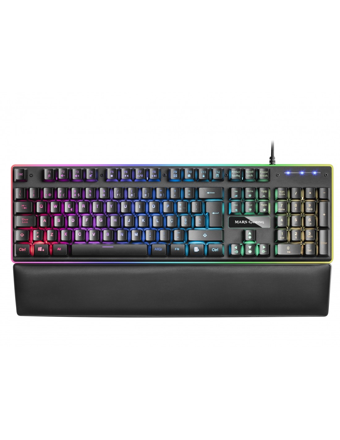 Mars Gaming MK320PT teclado USB Portugués Negro