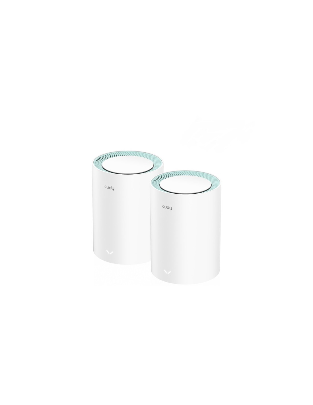 Cudy M1300 2-PACK sistema Wi-Fi Mesh (Wi-Fi en malla) Doble banda (2,4 GHz / 5 GHz) Wi-Fi 5 (802.11ac) Blanco 1 Interno
