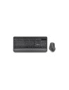 NGS SPELL KIT teclado Ratón incluido USB + Bluetooth AZERTY Francés Negro