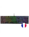 Mars Gaming MK422 Negro Teclado Mecánico Gaming RGB Antighosting Switch Mecánico Marrón Idioma Francés