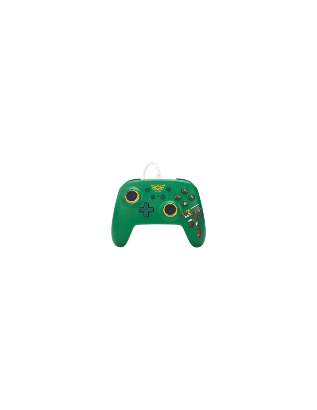 PowerA NSGP0199-01 mando y volante Verde, Blanco, Amarillo USB Gamepad Nintendo Switch