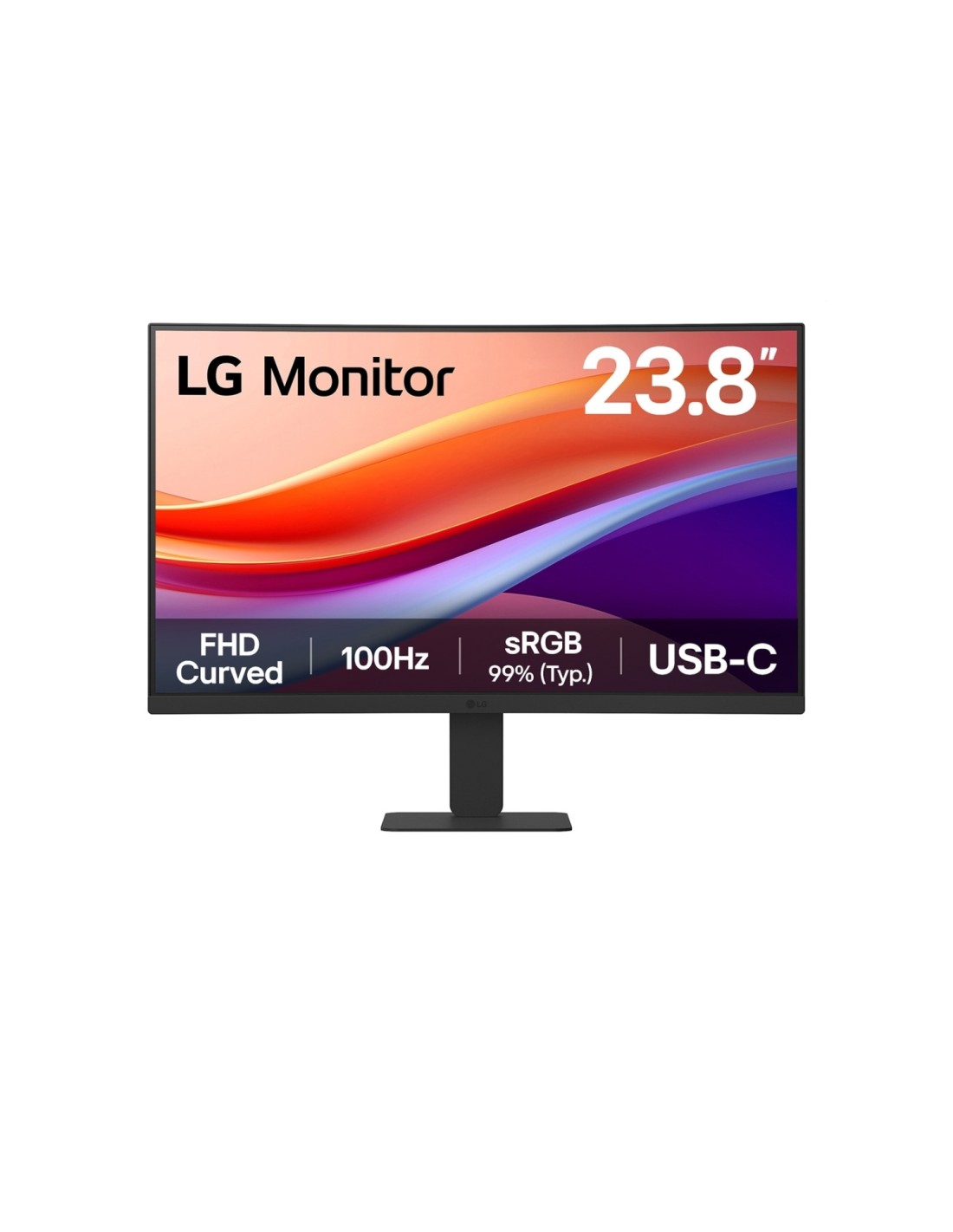 LG 24U421A-B pantalla para PC 60,5 cm (23.8") 1920 x 1080 Pixeles Full HD LED Negro