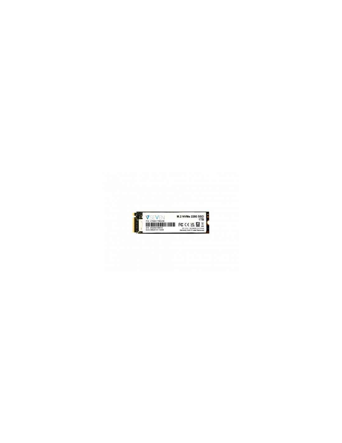 V7 V7SSD1TBNV3E unidad de estado sólido 1 TB M.2 Serial ATA III NVMe 3D TLC