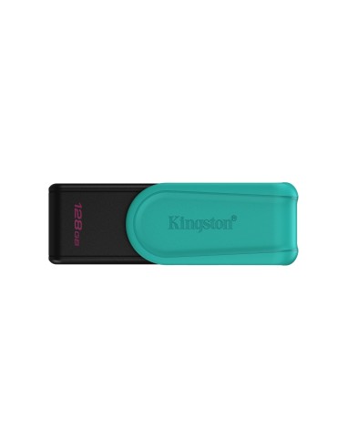 Kingston Technology DataTraveler Exodia S 128GB Portable USB 3.2 Gen 1 (Black/Turquoise)