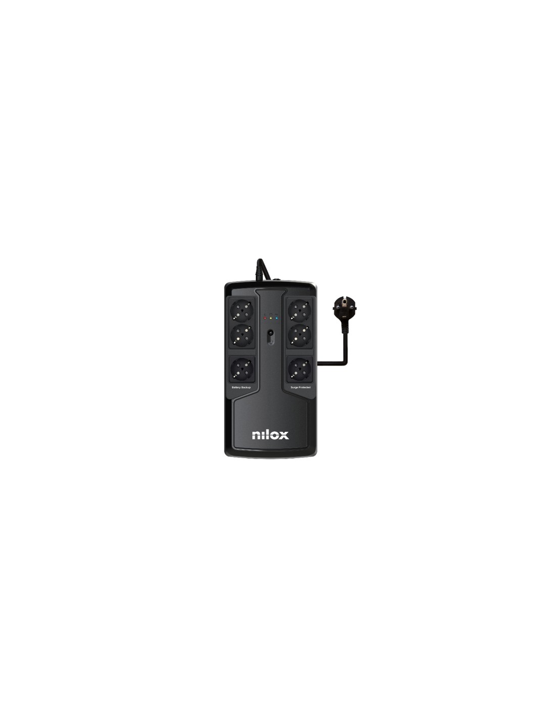 Nilox UPS OFFICE PREMIUM LINE INTERACTIVE 850 VA Negro