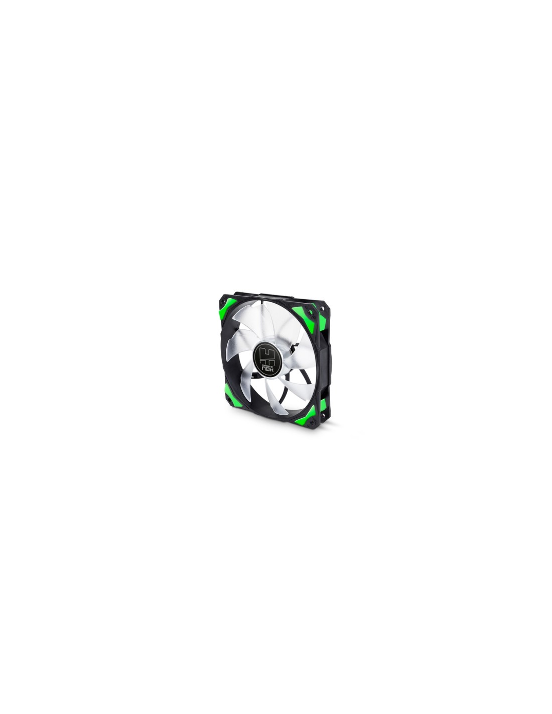 VENTILADOR CAJA NOX HUMMER H-FAN 120 LED VERDE NXHUMMERF120LG