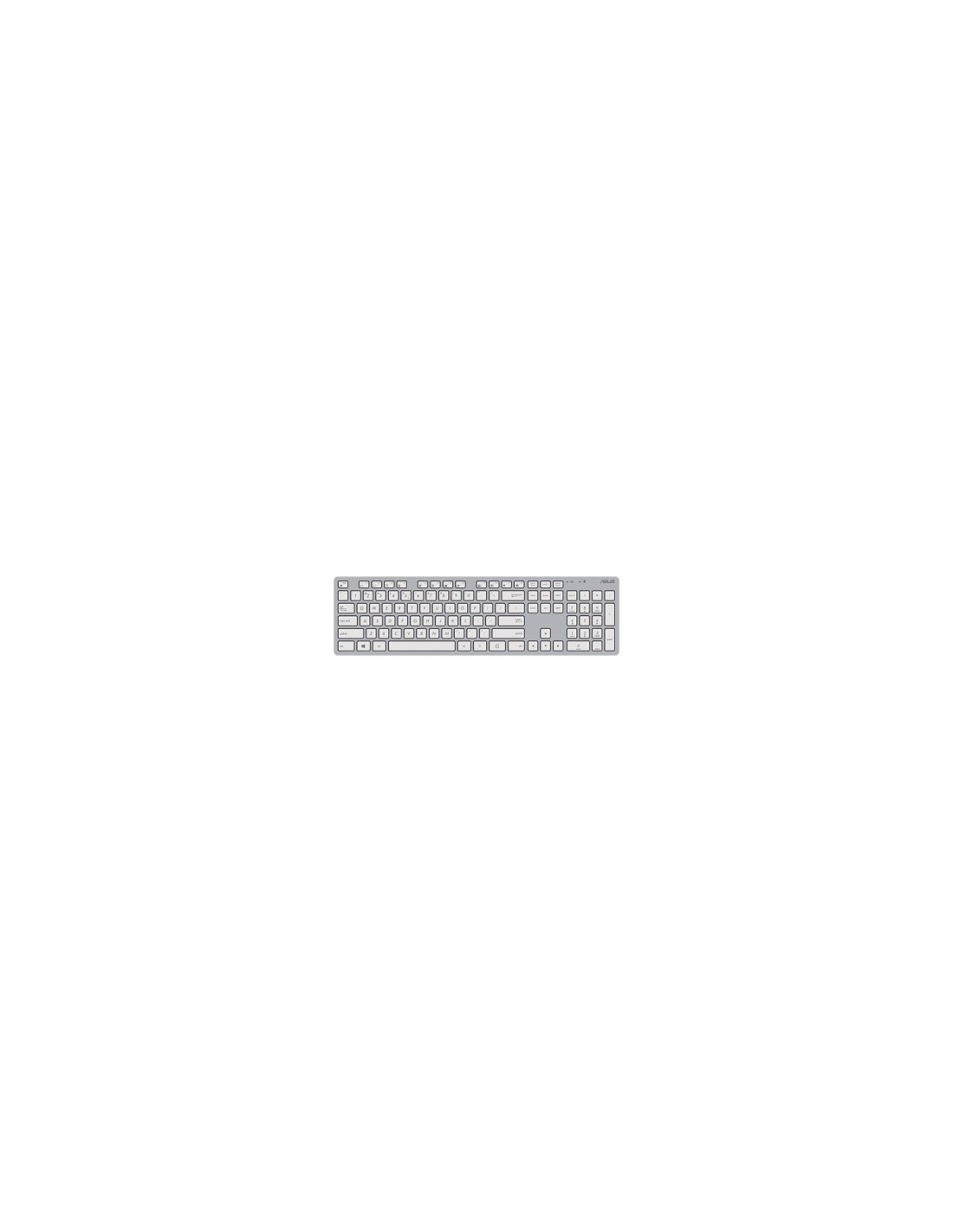 ASUS W5000 teclado Ratón incluido RF inalámbrico Blanco