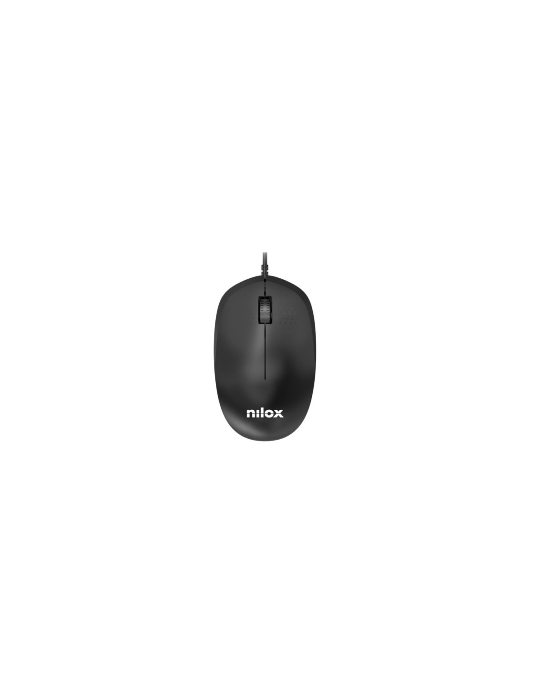 Nilox MOUSB1012 ratón USB tipo A Óptico 1200 DPI