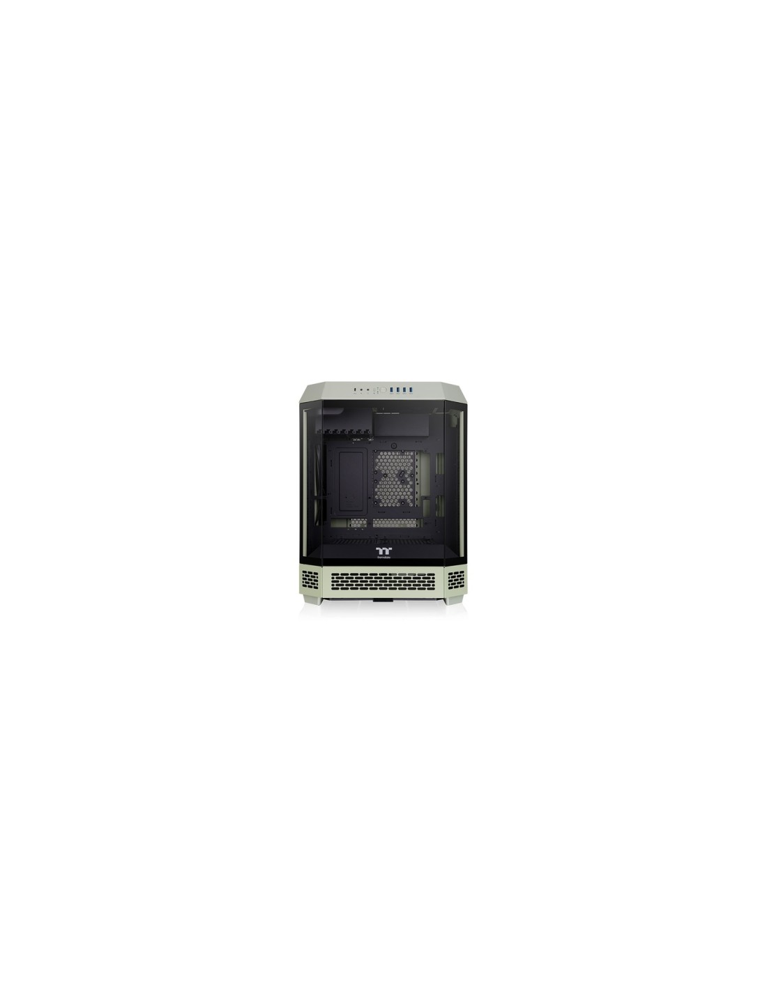 Thermaltake CA-1Z1-00MEWN-00 carcasa de ordenador Midi Tower Verde claro
