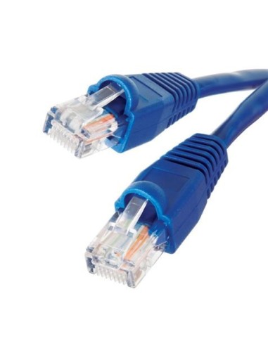 CABLE DE RED UTP CAT6 2 METROS AZUL 100% COBRE