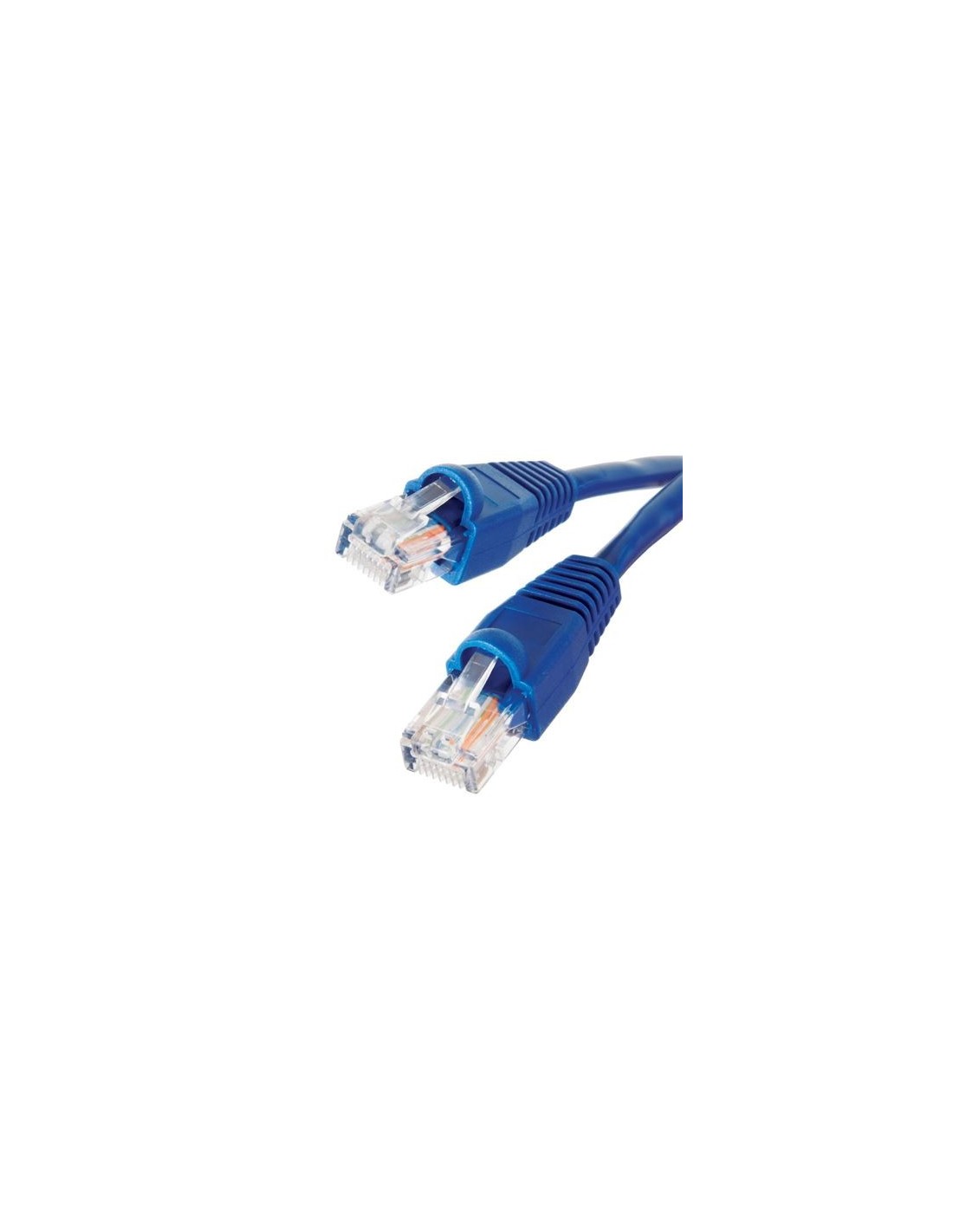 CABLE DE RED UTP CAT6 2 METROS AZUL 100% COBRE