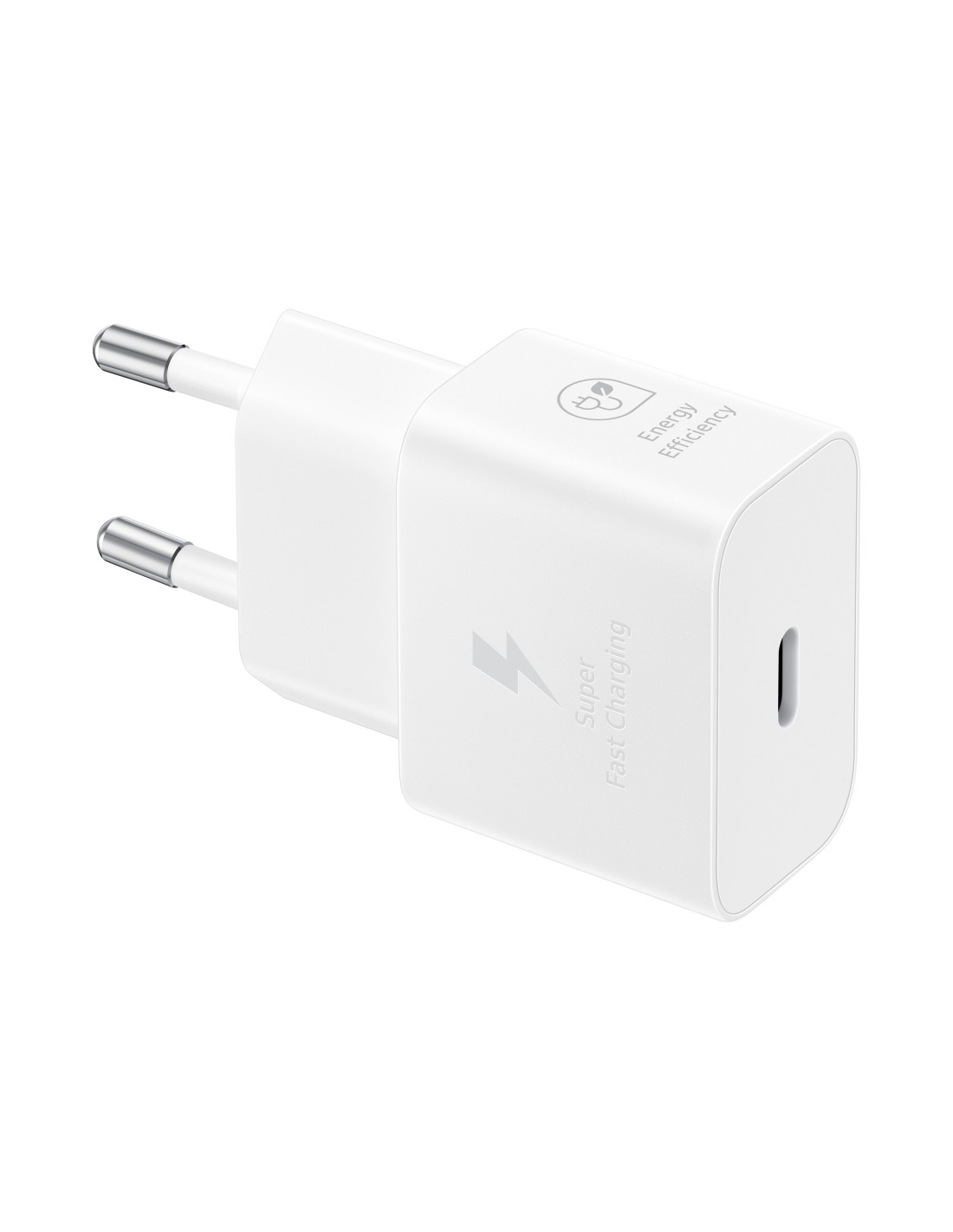 SAMSUNG QUICK CHARGER USB C 25W WITH DATA CABLE WHITE T2510XWE