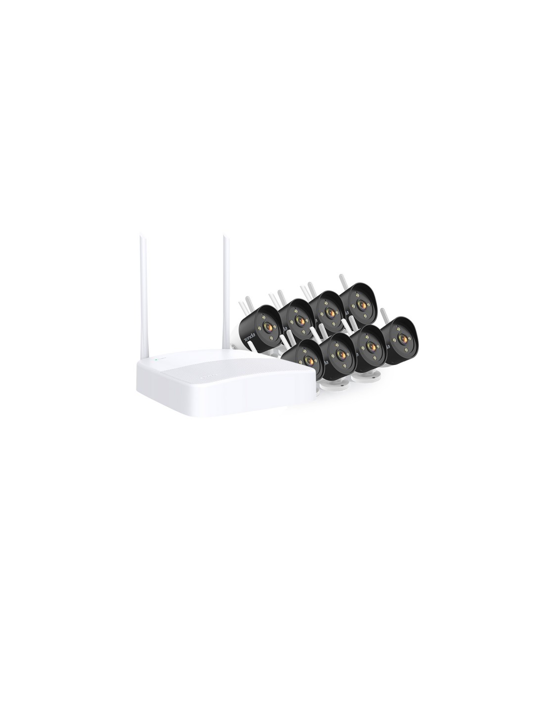 Tenda K8W-3TC 8 CHANNEL WIRELESS HD WSEC kit de videovigilancia Inalámbrico y alámbrico 8 canales