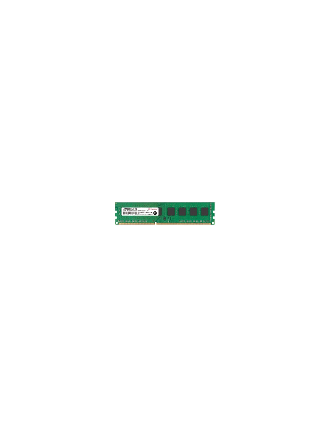 Transcend JetRam JM1600KLU-2G módulo de memoria 2 GB 2 x 8 GB DDR3 1600 MHz